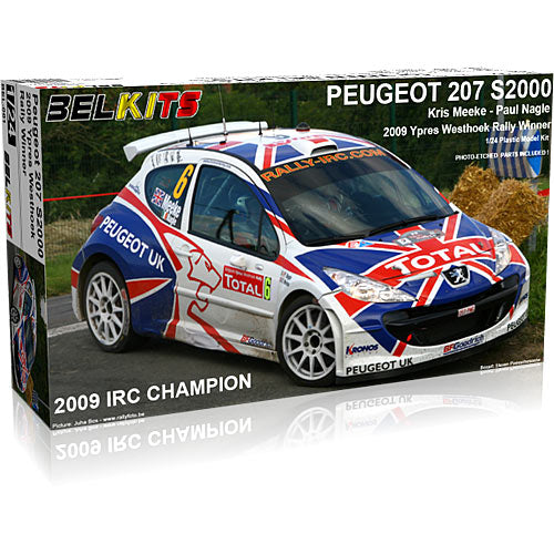 Belkits Peugeot 207 S2000 Rally Car Model Kit 1:24 BEL001