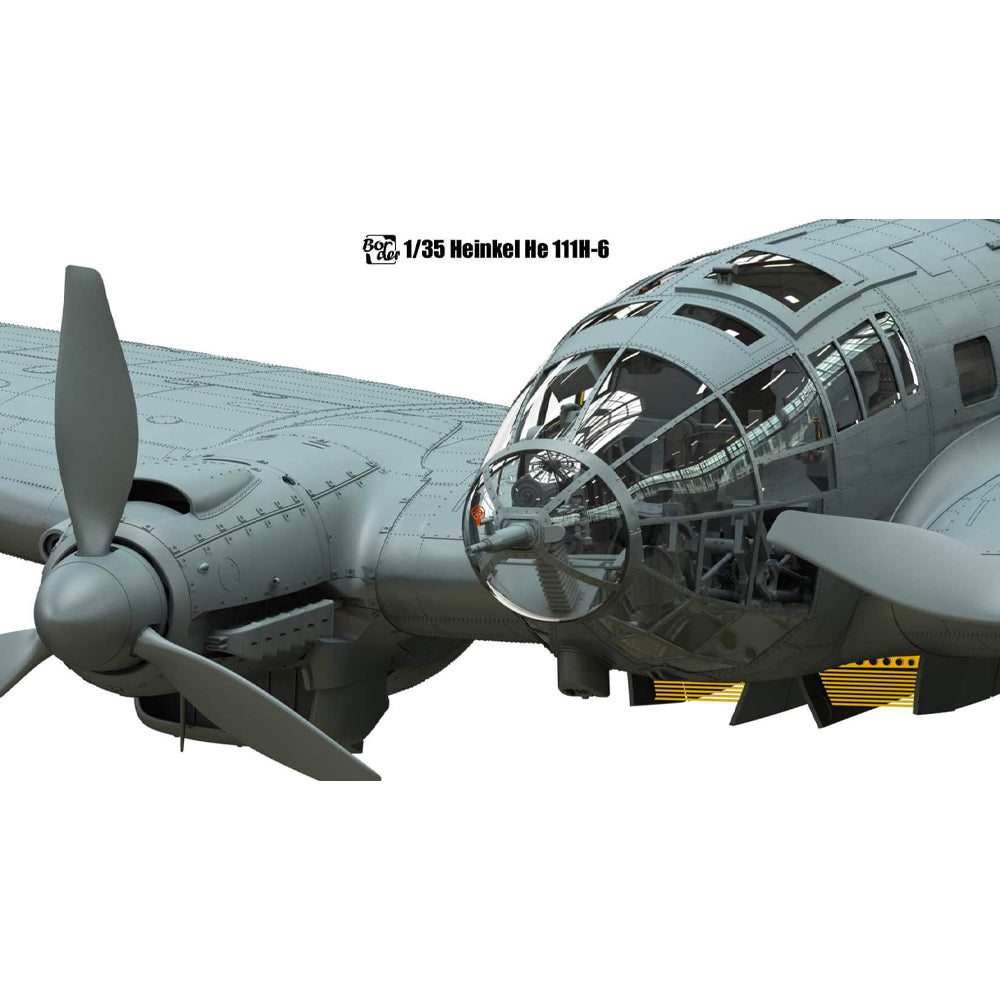 Border Model BF-018 Heinkel He 111 H-6 w/Interior 1:35 Model Kit