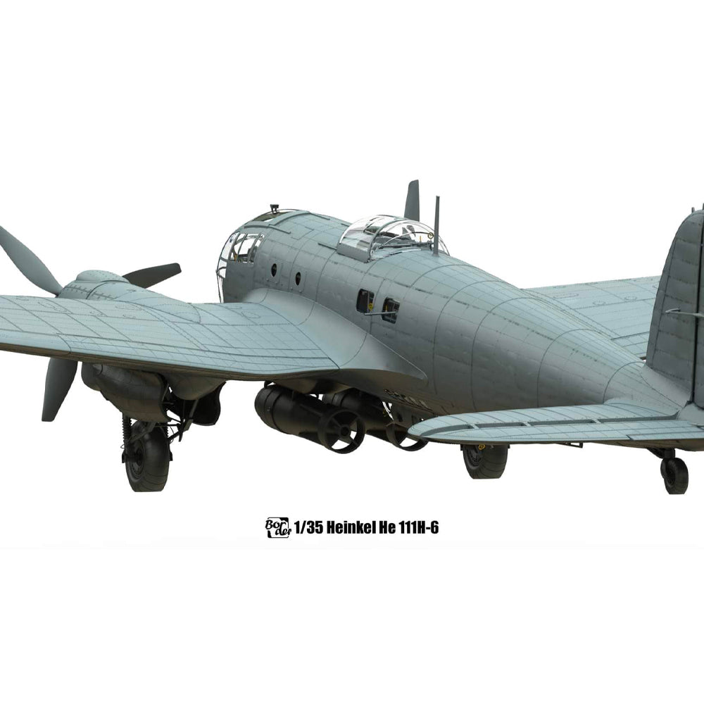 Border Model BF-018 Heinkel He 111 H-6 w/Interior 1:35 Model Kit