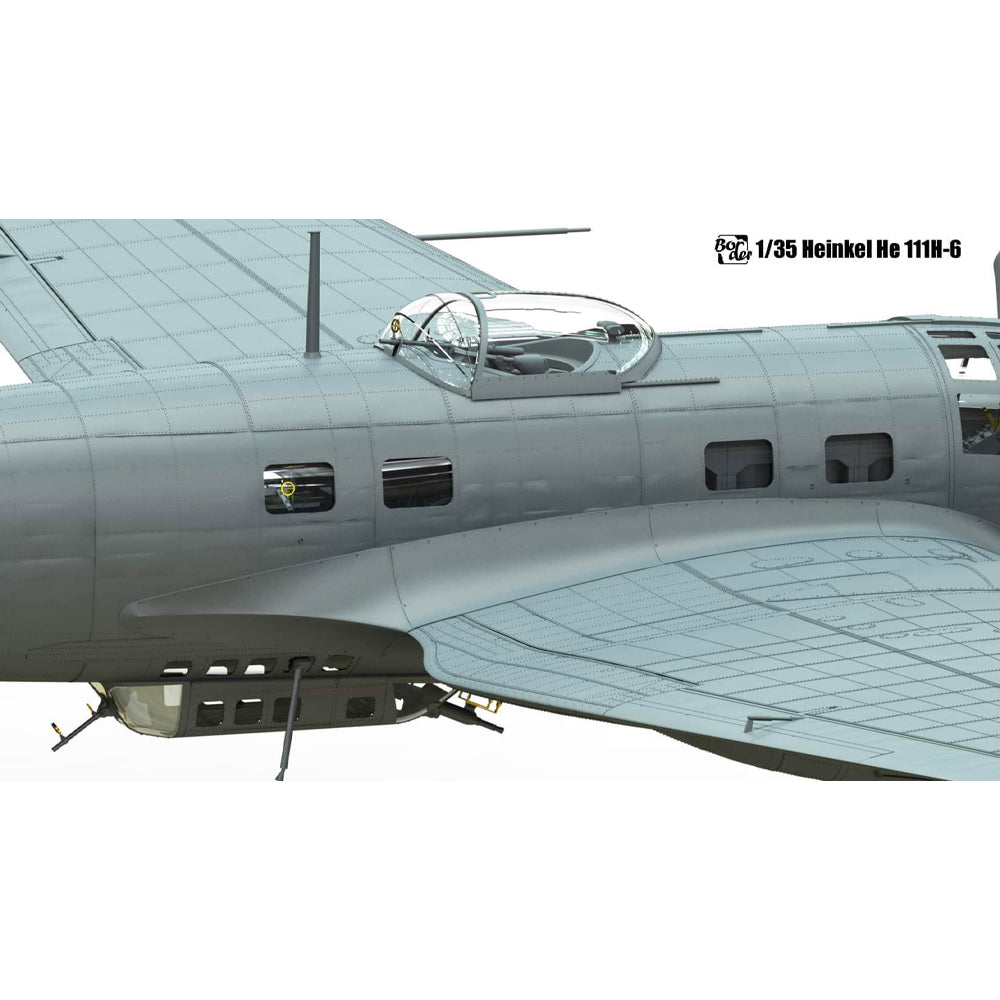 Border Model BF-018 Heinkel He 111 H-6 w/Interior 1:35 Model Kit