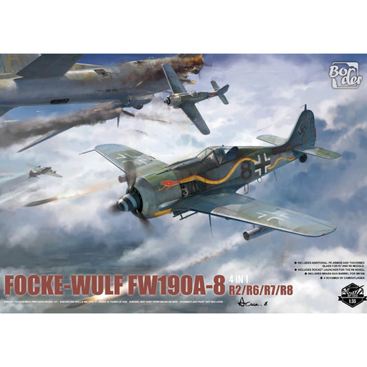 Border Models BF-009 Focke-Wulf FW190A-8 4-in-1 R2/R6/R7/R8 1:35 Model Kit