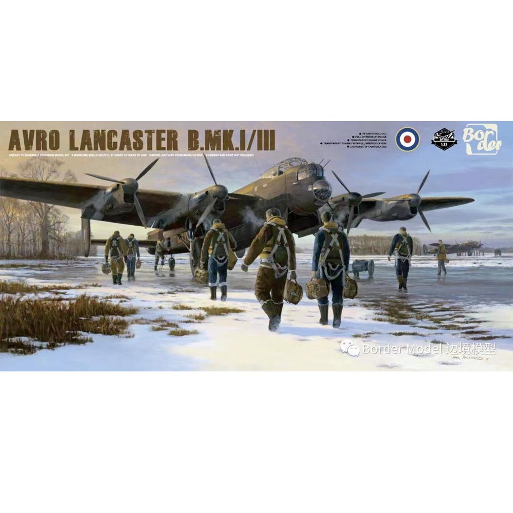 Border Model BF-010 Avro Lancaster B. Mark I/III 1:32 Bomber