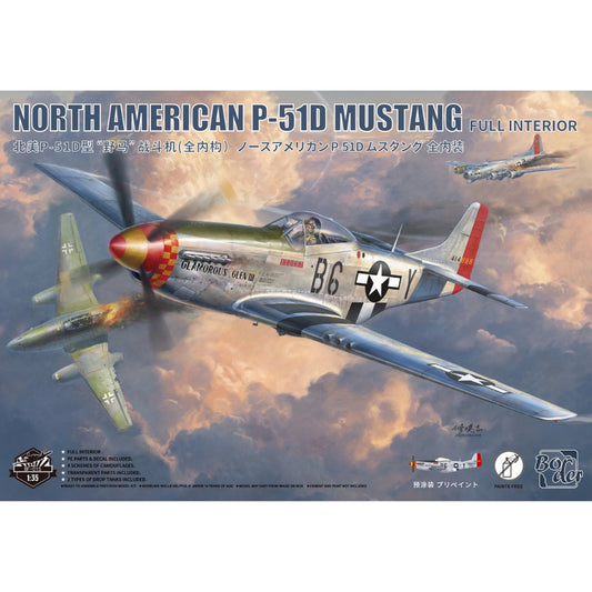 Border Model BF-015 North American P-51D Mustang Full Interior 1:35 Model Kit