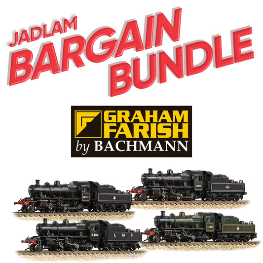 Jadlam Bargain Bundle - Graham Farish LMS Ivatt Locos x4 - RRP £1059.8