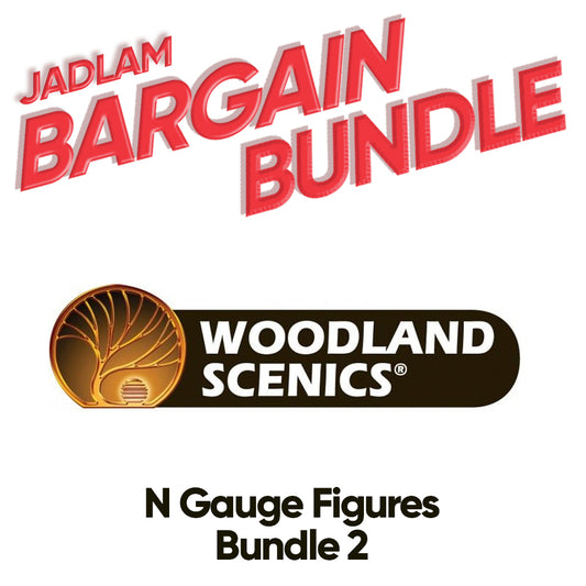 Jadlam Bargain Bundle - Woodland Scenics N Gauge Figures Bundle 2 - RRP £179.5