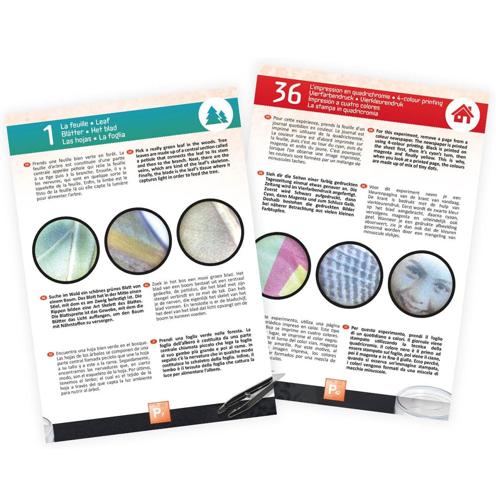 Buki Science: Binocular Microscope - 20x Zoom STEM Toy Age 8+