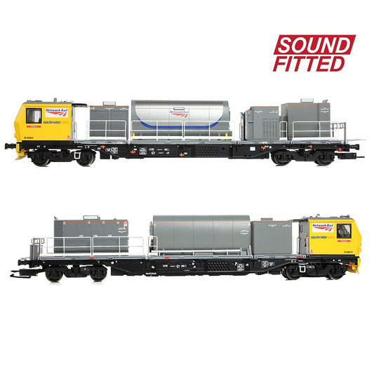 Bachmann Branchline 31-578SF Windhoff MPV 2-Car Set Network Rail Yellow OO
