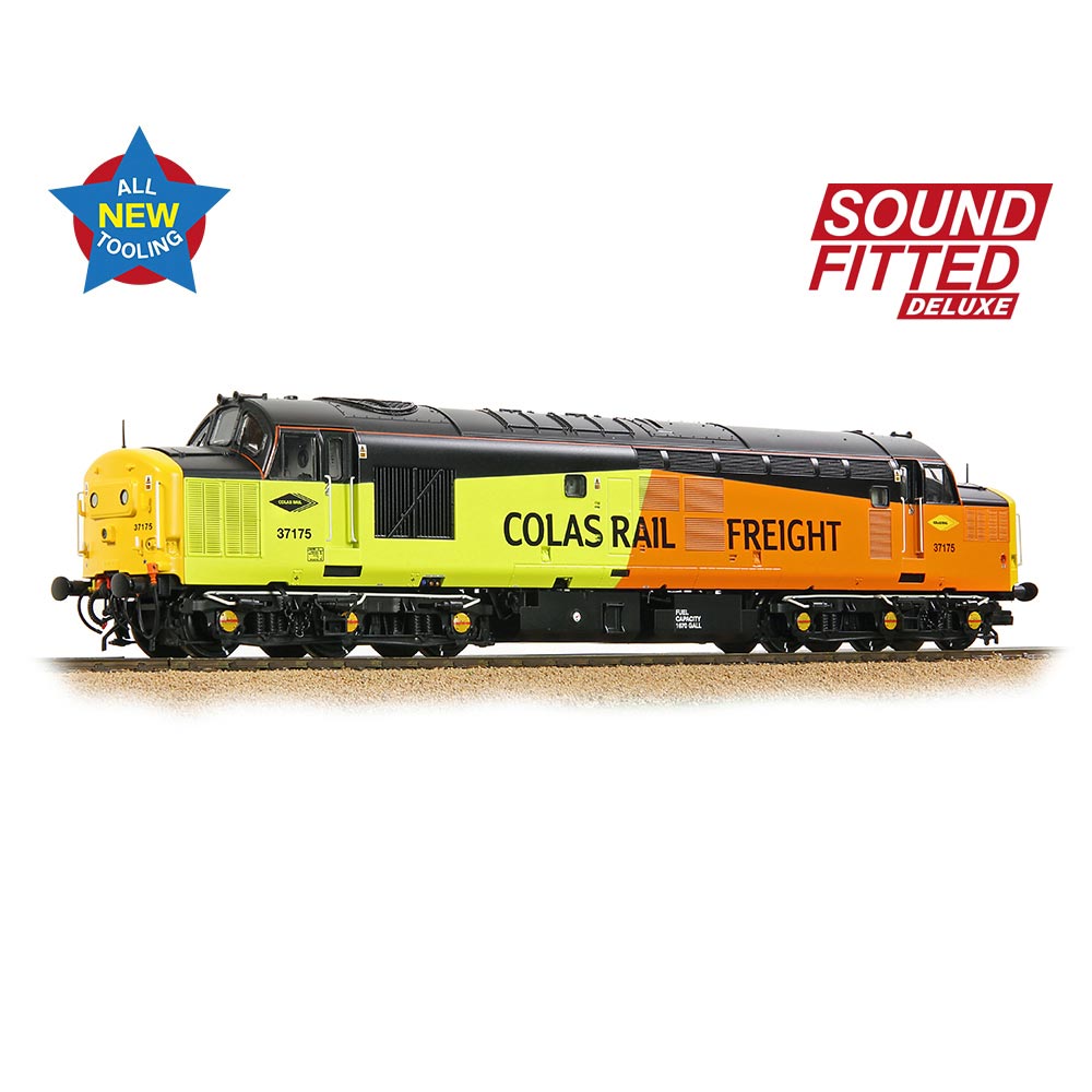 Bachmann Branchline 35-310SFX Class 37/0 Centre Headcode 37175 Colas Rail Loco