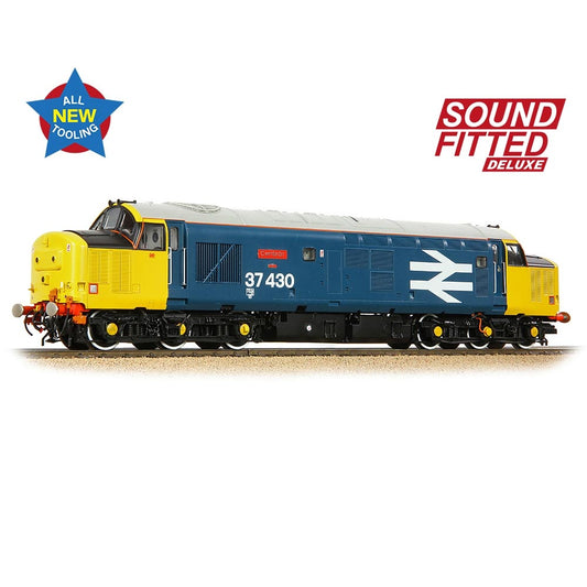 Bachmann Branchline 35-335SFX Class 37/4 Refurbished 37430 Cwmbran BR Loco
