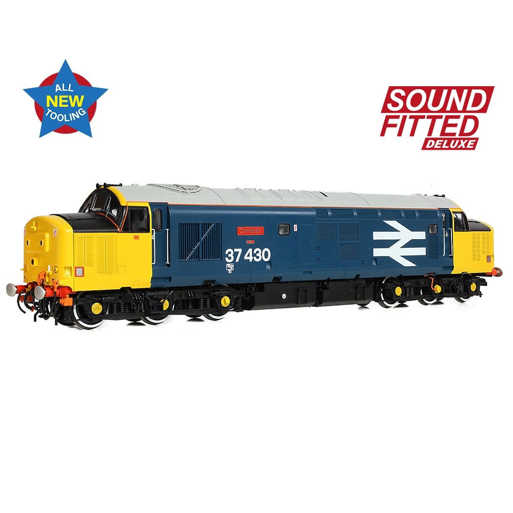 Bachmann Branchline 35-335SFX Class 37/4 Refurbished 37430 Cwmbran BR Loco