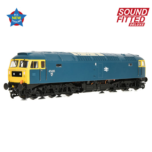 Bachmann Branchline 35-414SFX Class 47/4 47435 BR Blue OO Gauge