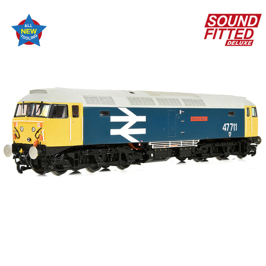 Bachmann Branchline 35-415SFX Class 47/7 47711 Greyfriars Bobby BR Blue OO Loco