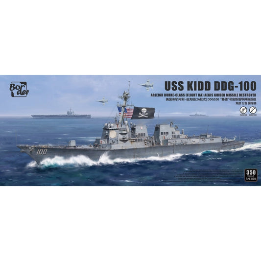 Border Models BN-004 USS KIDD DDG-100 Destroyer 1:350 Model Kit