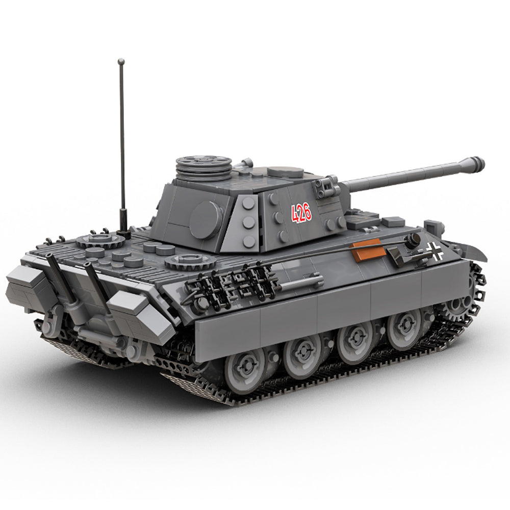 Build Army Panther Ausf.D 1:33 Tank Brick Model 940pcs B0171