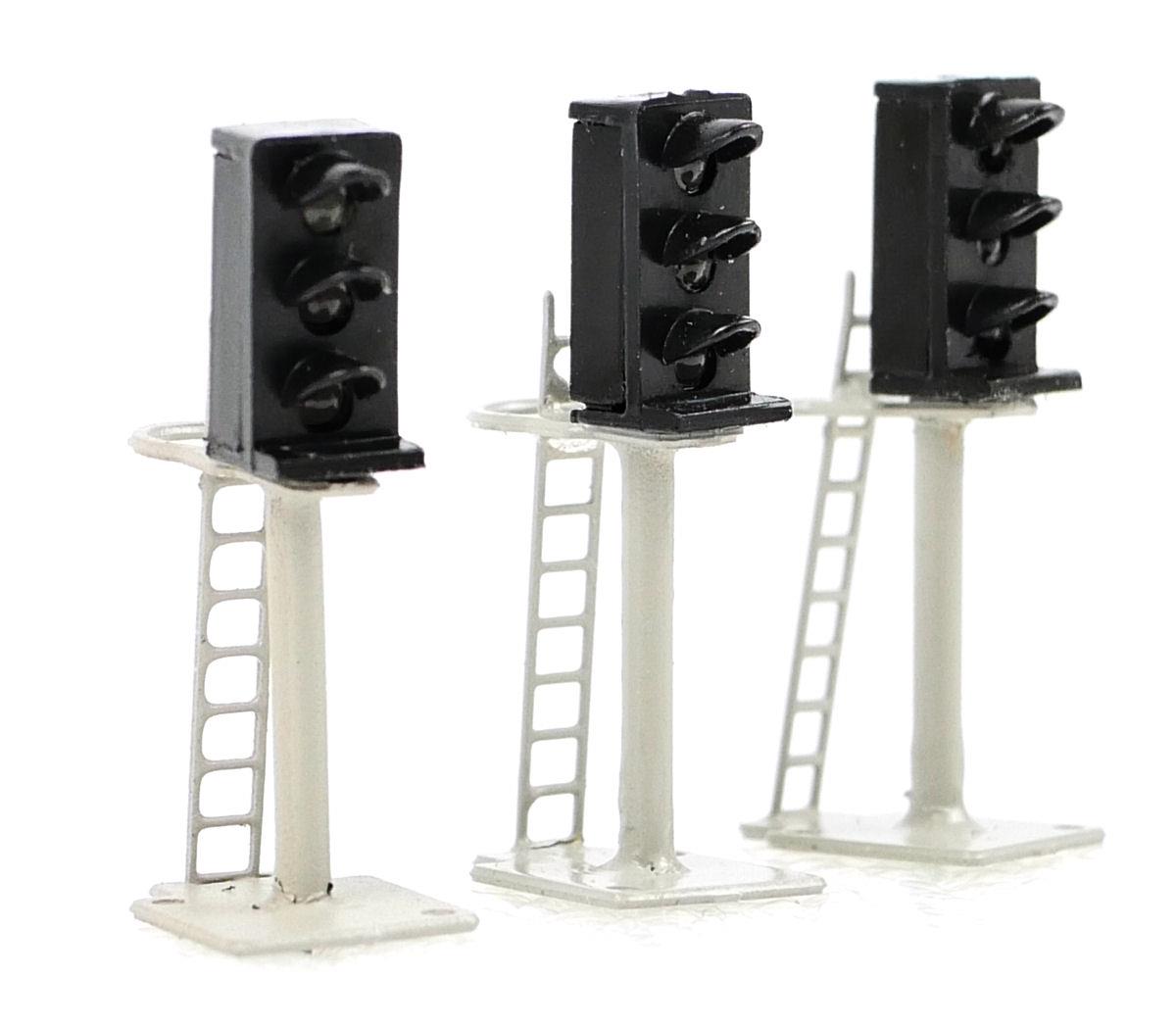 GAUGEMASTER BPGM276 3 Aspect Platform Mounted Signals N Scale (3)