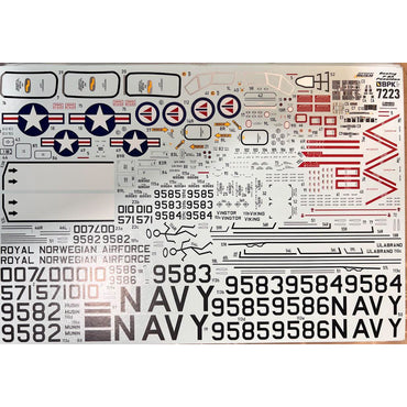 Big Plane Kits 7223 Poseidon P-8 w/AN/APS-154 AAS 1:72 Model Kit