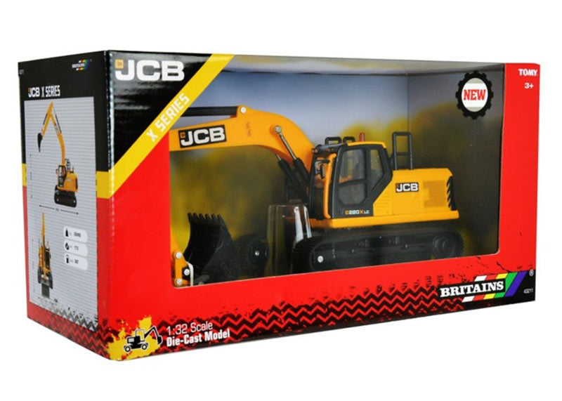 Britains JCB Excavator (replaces 43044) 1:32 Diecast Farm Vehicle 43211