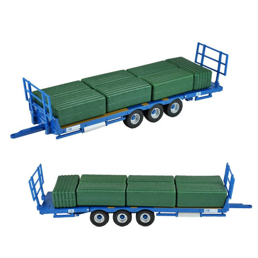 Britains Kane Bale Trailer Set 1:32 Diecast Farm Vehicle 43218