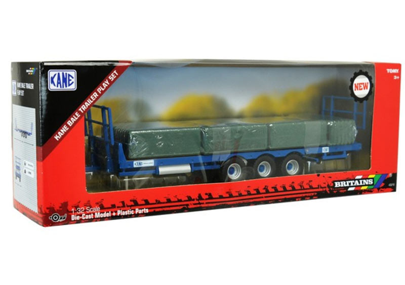 Britains Kane Bale Trailer Set 1:32 Diecast Farm Vehicle 43218