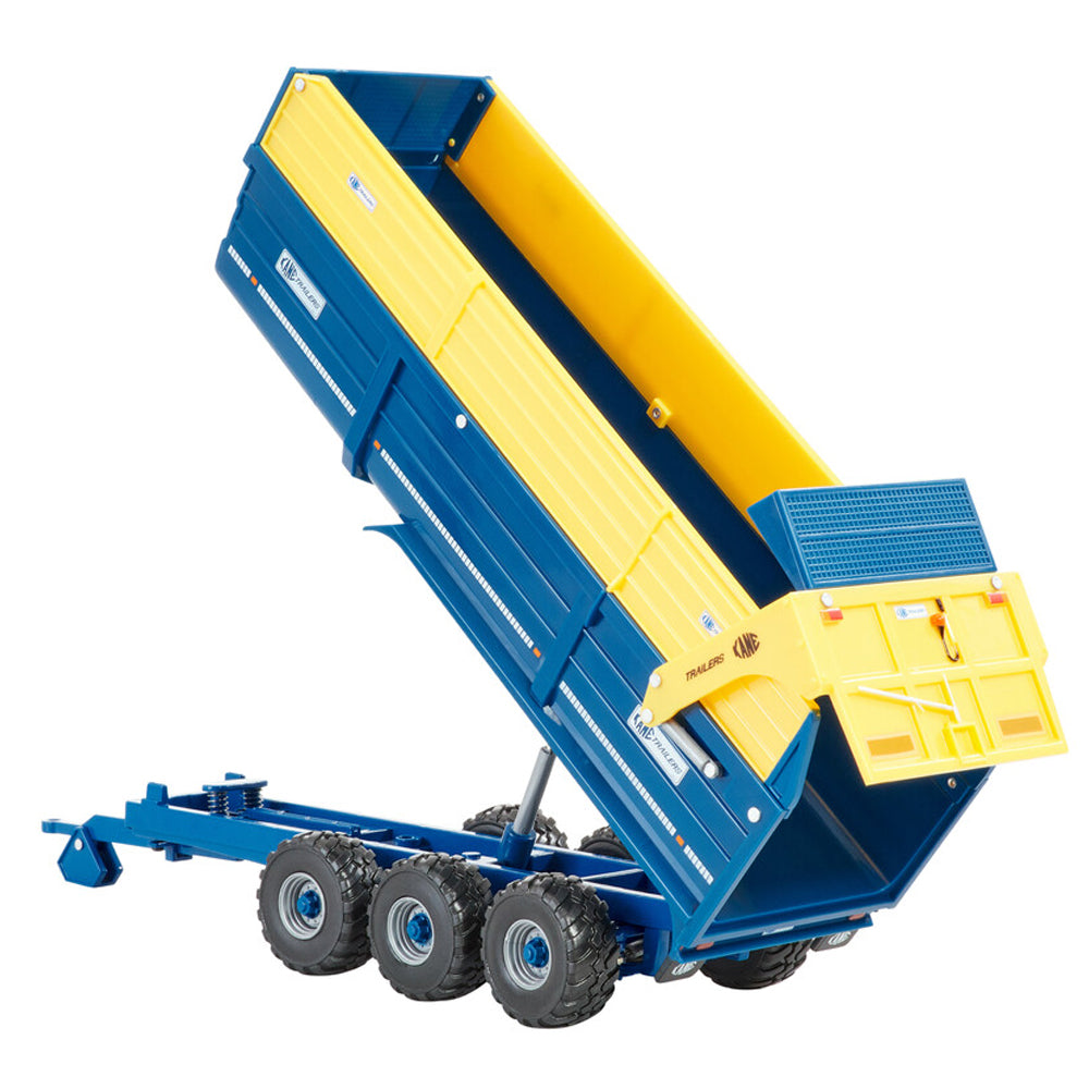 Britains 43284 Kane Tri-Axel Halfpipe Silage Trailer 1:32 Diecast Farm Vehicle