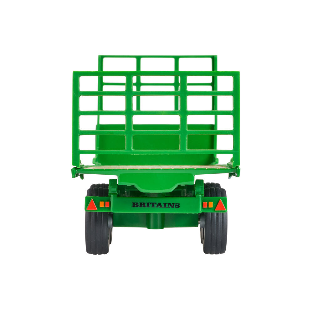 Britains 43414 Flat Bed Trailer 1:32 Diecast Farm Toy