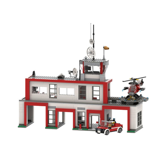 Brixies Plus Fire Station Brick Model 951pcs 222402
