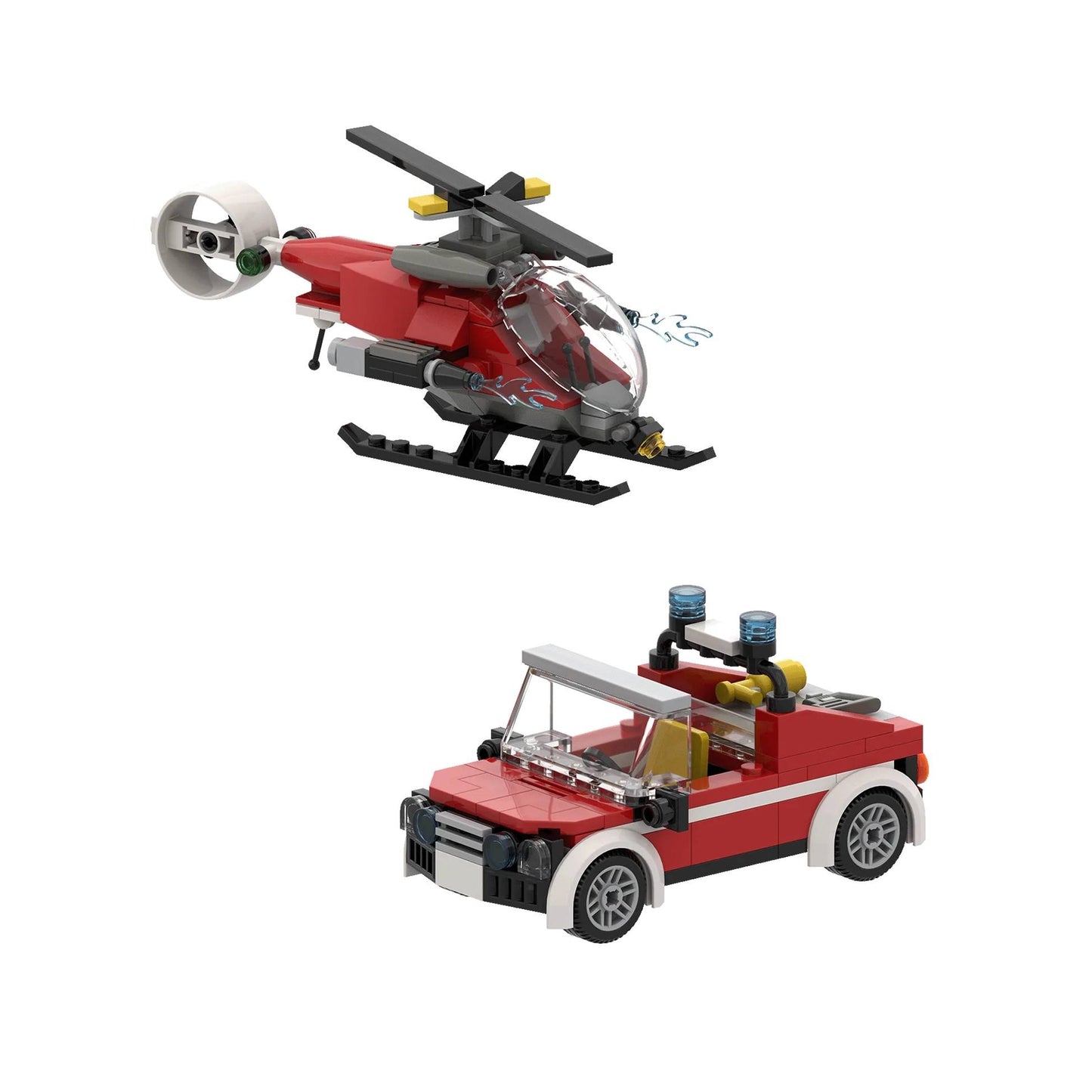 Brixies Plus Fire Station Brick Model 951pcs 222402