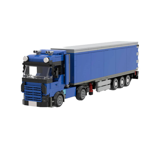 Brixies Plus Truck with Trailer Brick Model 486pcs 222405