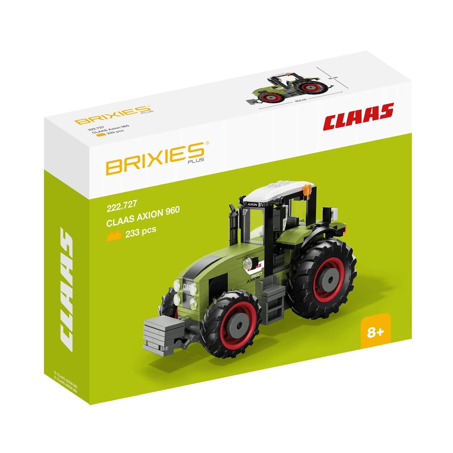 Brixies Plus Claas Axion 960 Brick Model 231pcs 222727
