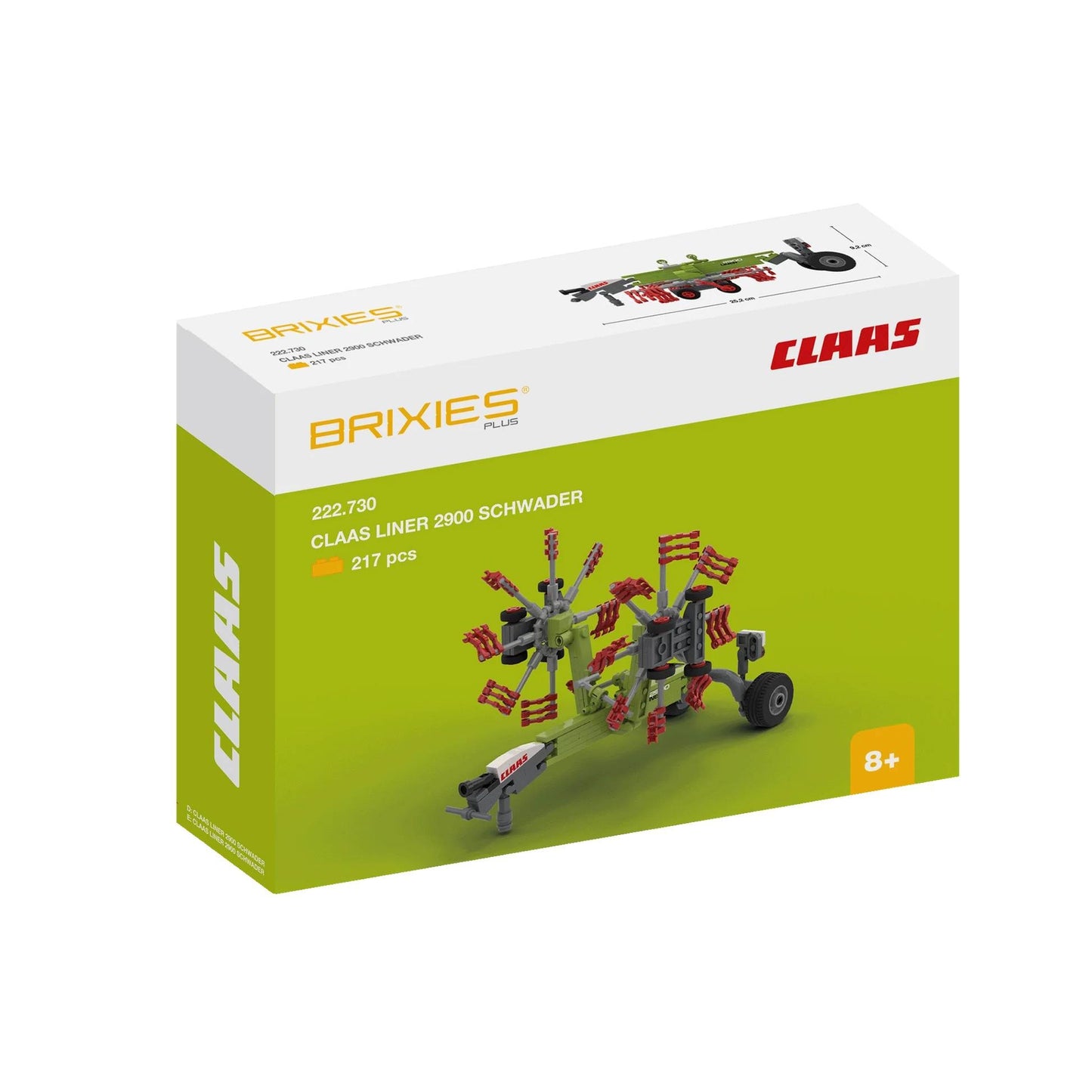 Brixies Plus Claas Liner 2900 Rake Brick Model 217pcs 222730