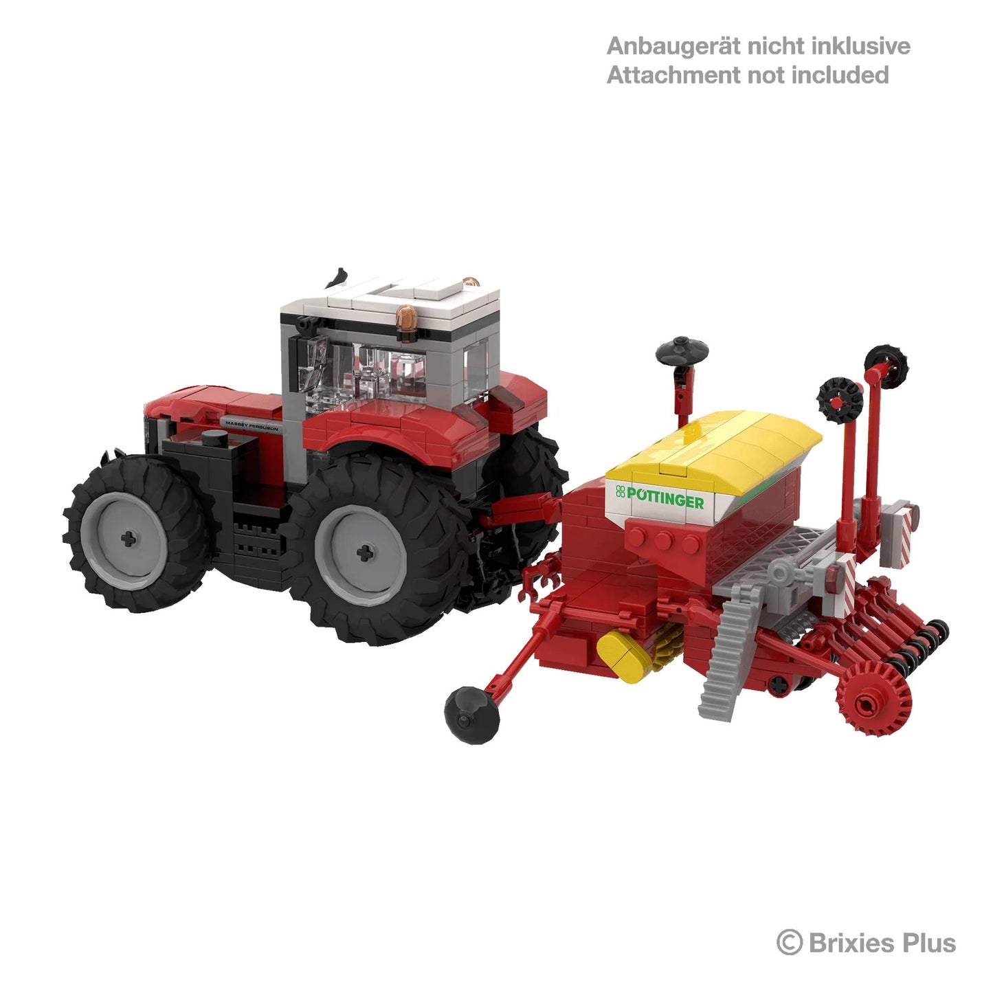 BRIXIES Plus Massey Ferguson 6S - 1:32 Brick Model 239pcs 222762