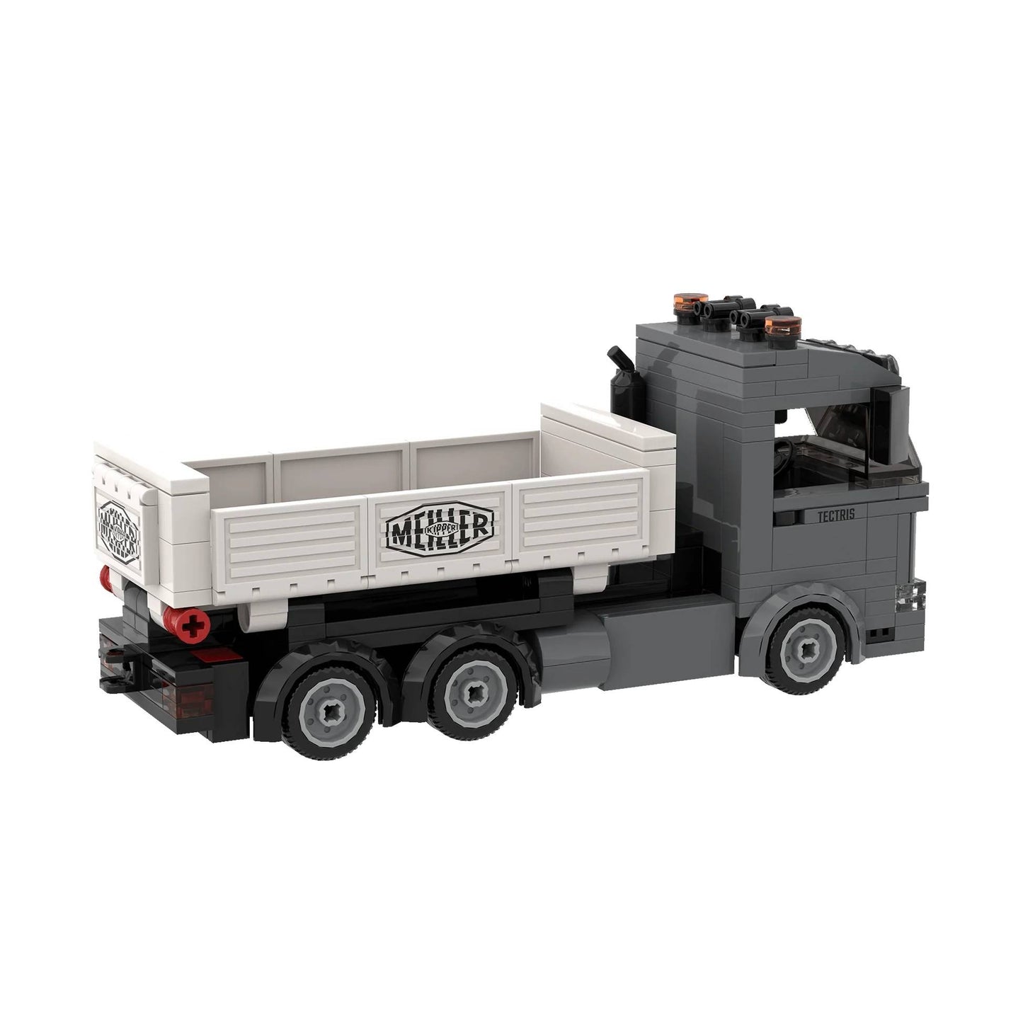 Brixies Plus Meiller Trigenius Three-Way Tipper Brick Model 263pcs 222825