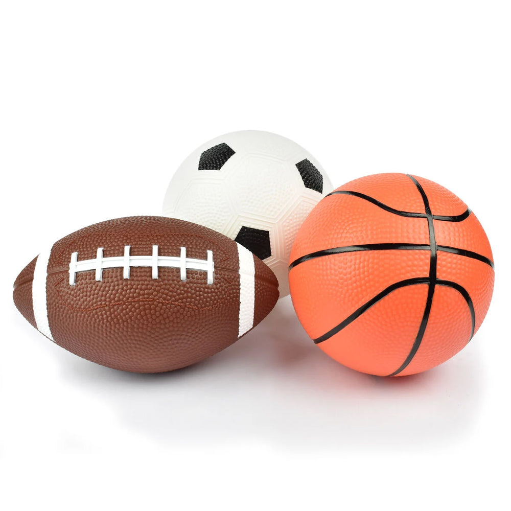 Legami Mini Balls Set - Football/American Football/Basketball Toy