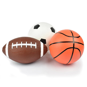 Legami Mini Balls Set - Football/American Football/Basketball Toy
