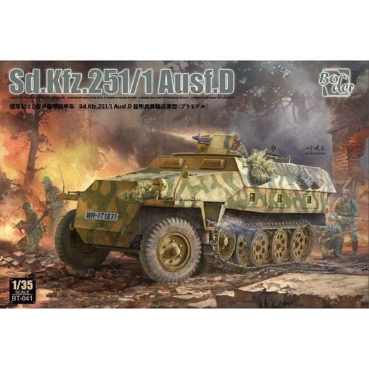 Border Models BT-041 Sd.Kfz.251/1 Ausf.D w/Interior 1:35 Model Kit