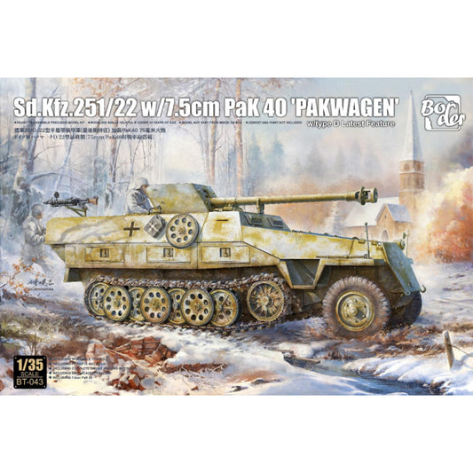 Border Model BT-043 Sd.Kfz.251 Pakwagen 1:35 Model Kit