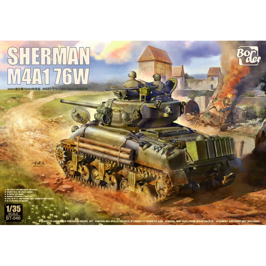 Border Models BT-046 Sherman M4A1 76W 1:35 Model Kit