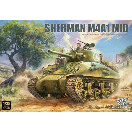 Borders Models BT-047 Sherman M4A1 Mid 1:35 Model Kit
