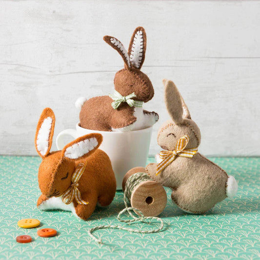 Corinne Lapierre Bunnies Felt Craft Kit
