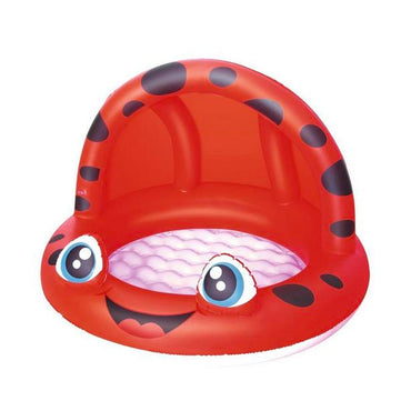 Bestway Inflatable Ladybird Shaded Play Paddling Pool 52189