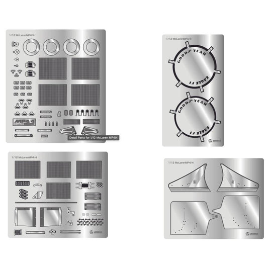 Beemax Detail Parts Set for Beemax 12002 McLaren MP4/4 Model Kit
