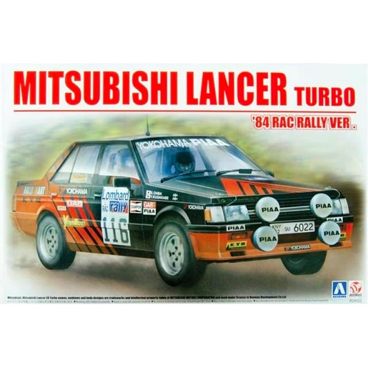 Beemax Mitsubishi Lancer Turbo Rally 1984 1:24 Model Kit 24022