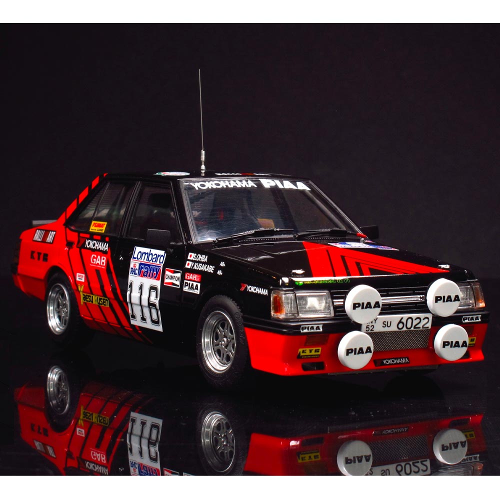 Beemax Mitsubishi Lancer Turbo Rally 1984 1:24 Model Kit 24022