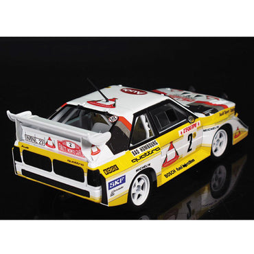 Beemax Audi Sport Quattro S1 Monte Carlo Rally 1986 1:24 Plastic Model Kit 24035