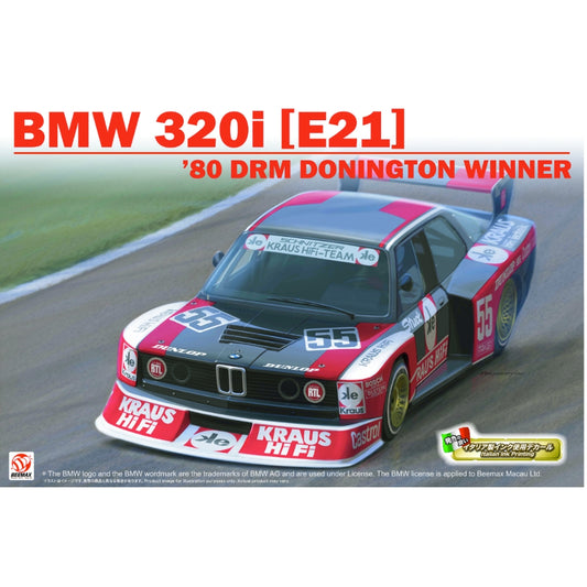 Beemax 24048 BMW 320i E21 1980 DRM Donington Winner 1:24 Model Kit