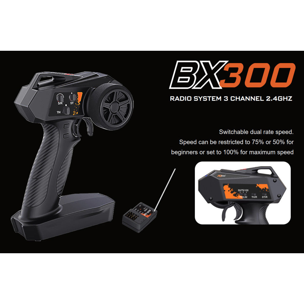 PD Racing Radio System 3-Ch 2.4GHz RX/TX