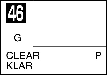 Mr. Hobby Mr. Colour - 046 - Clear 10ml Acrylic Model Paint