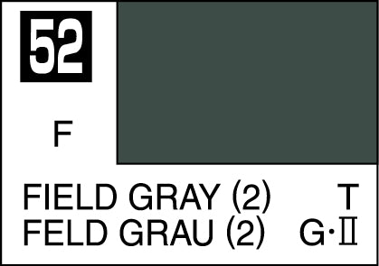 Mr. Hobby Mr. Colour - 052 - Field Gray (2) 10ml Acrylic Model Paint