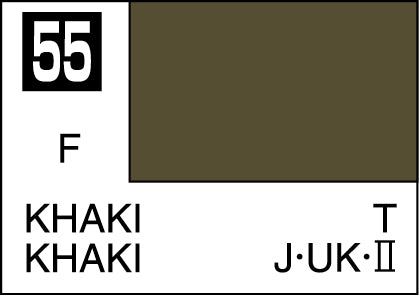 Mr. Hobby Mr. Colour - 055 - Khaki 10ml Acrylic Model Paint