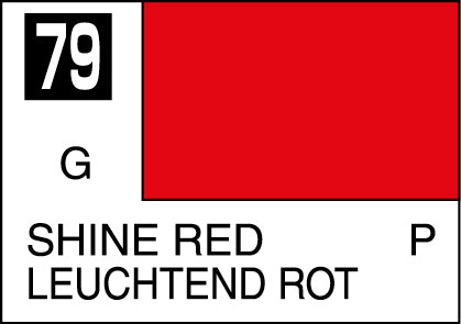 Mr. Hobby Mr. Colour - 079 - Shine Red 10ml Acrylic Model Paint